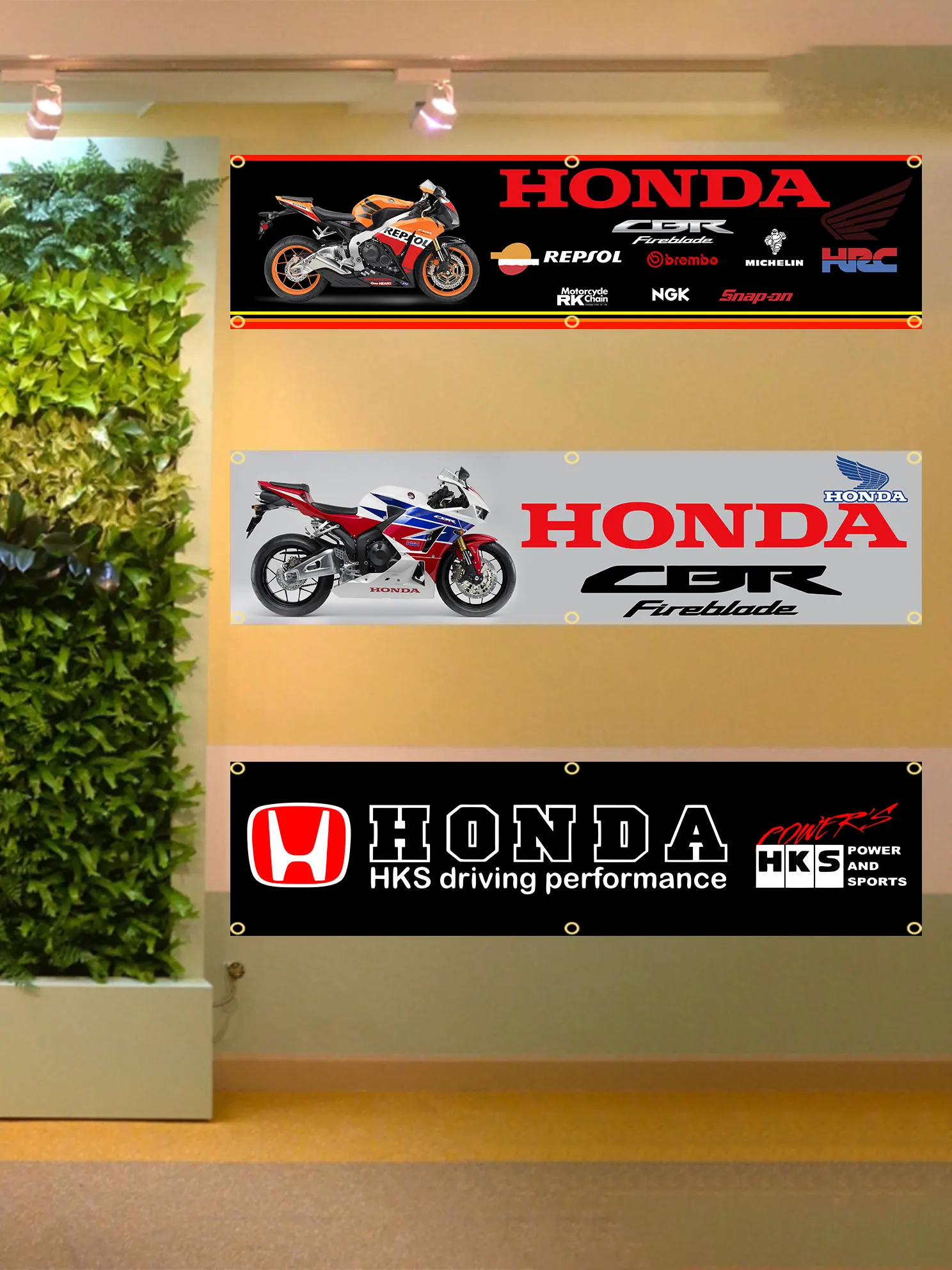 

60x240cm HONDAS Flag Banner Tapestry Polyester Printed Flag Garage or Outdoor For Decoration