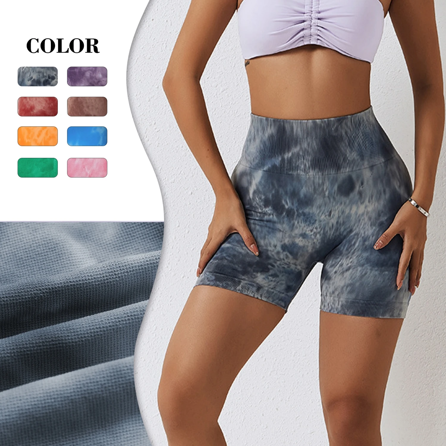 12PcsLegginsWomanGymPushUpGymShortsWomenCyclingShortsSports