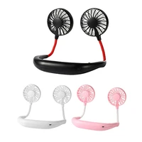 USB Portable Cold Fan Hands Free Neck Hanging Rechargeable Mini Sports3-Speed Adjustable Neck Dual Fan Home OfficeOutdoor Travel 1