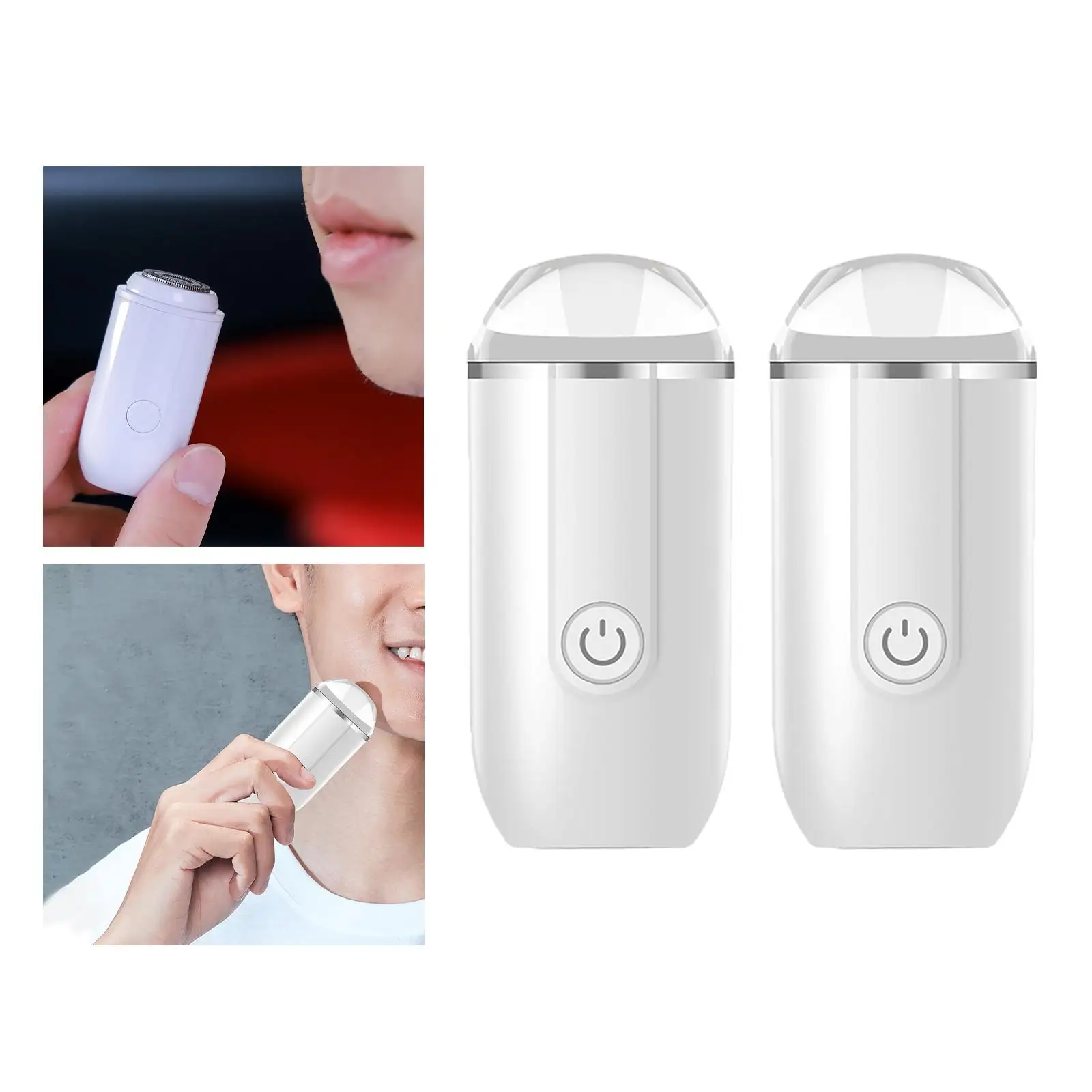 Travel Electric Washable USB Charging Wet Dry Use Facial Trimmer for Men