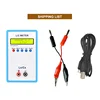 JUNTEK LC-200A LC200A Digital Handheld LCD Capacitance Inductance Meter Precision  1pF-100mF 1uH-100H Online LC Resonance Tester 5
