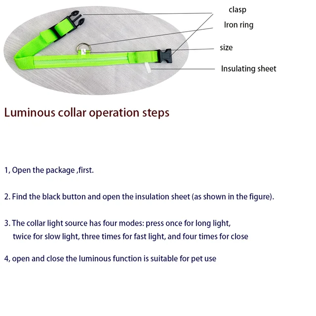 LED Luminous Dog Leash 5