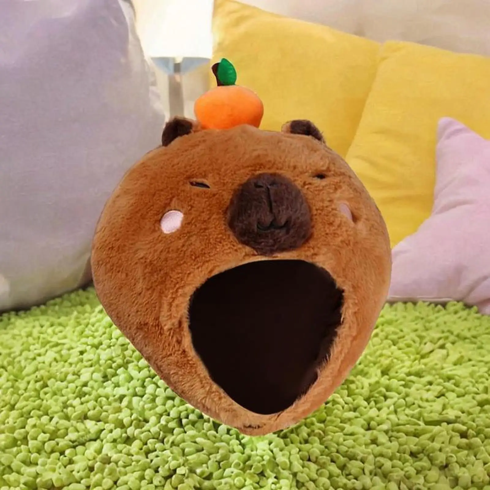 Capybara Headgear Hat Cosplay Toy Cap for Birthday Stage Performance Holiday