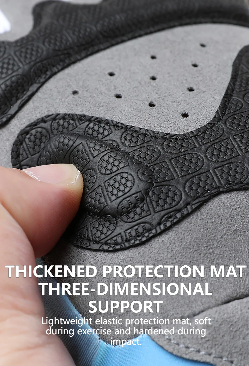 GTUBIKE Radfahren Fahrrad Halb Kurze Finger Handschuhe Stoßfest Atmungsaktiv MTB Road Fahrrad Handschuhe Männer Frauen Sport Radfahren Ausrüstung – Detail 11