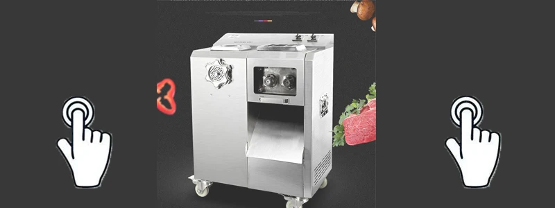 Description Picture 2 of item110V/220V Fully Automatic Meat Slicer, Electric Meat Grinder, Stainless Steel Vegetable Slicer