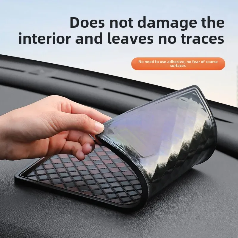 Car interior anti-slip mat high temperature resistant dashboard mounted storage pad mobile phone holder mat non-slip car accessory