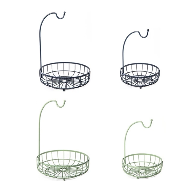 

Fruit Basket Banana Hanger Kitchen Basket Container Vegetable Storage Bowl Drain Rack Holder Tray Table Stand Decor
