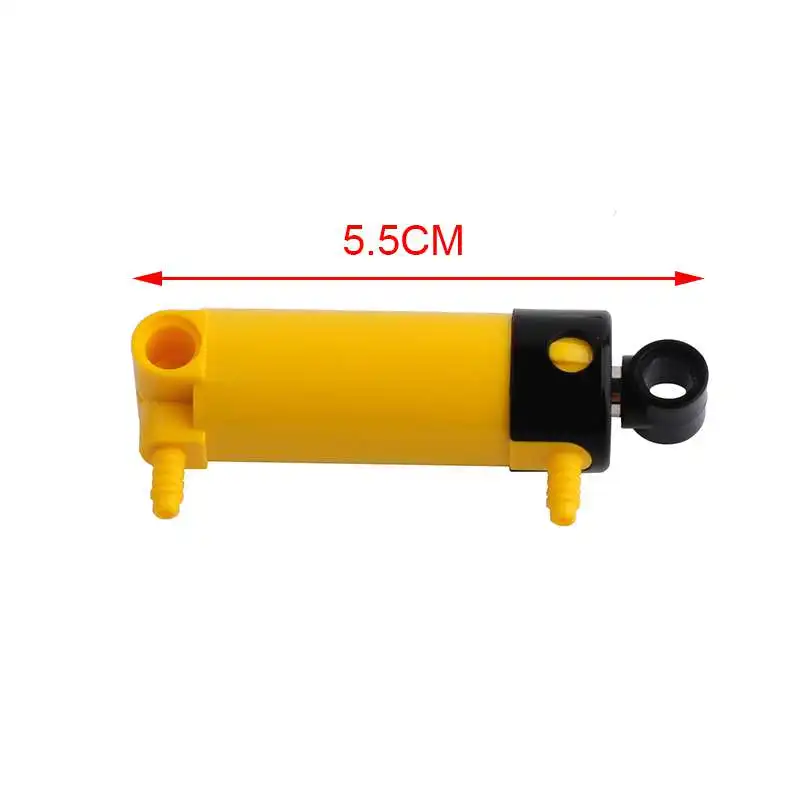 16pcs/set Pneumatic Blocks Kit Pneumatic Switch Air Pump Hose Barometer Air Tank Hose Connector Compatible with Legoeds,pneumatic blocks kit