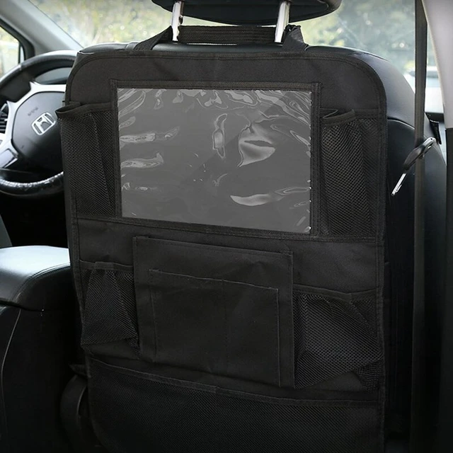 Auto rücksitz organizer mit touchscreen tablet halter automatische  aufbewahrung tasche schutz für reise