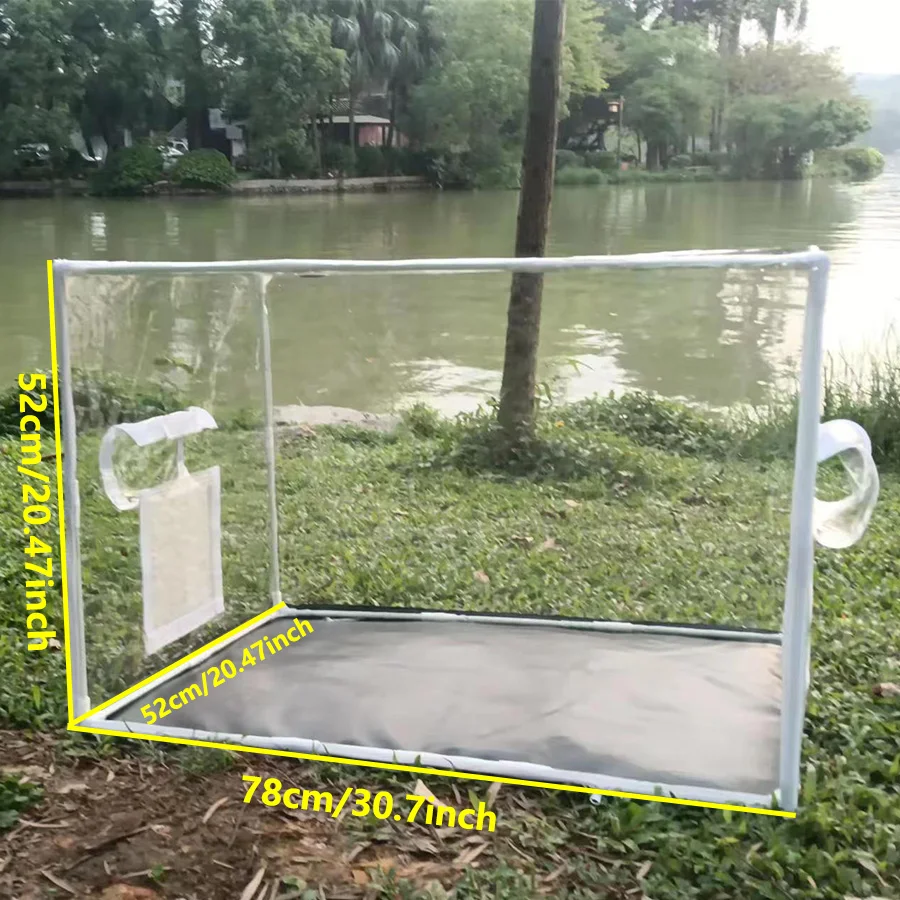 Static air box with high visibility, cold resistance & thermal insulation, large mushroom growth setsuitable for spore matrix