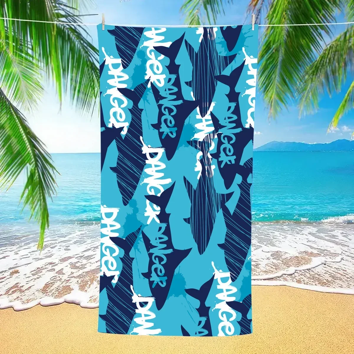 Portable Quick-drying Beach Towel Absorbent Sports Towel_voghion.com