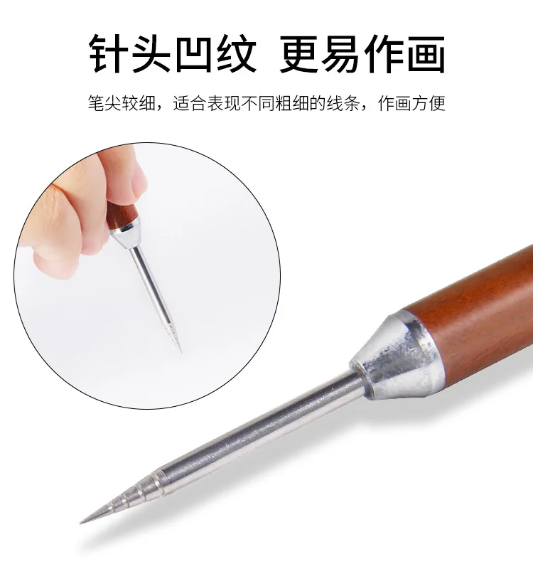 Description Picture 3 of itemLatte Pull Flower Needle Stainless Steel Coffee Decorating Art Pen Cappuccino Espresso Art Needles Barista Coffee Accessories
