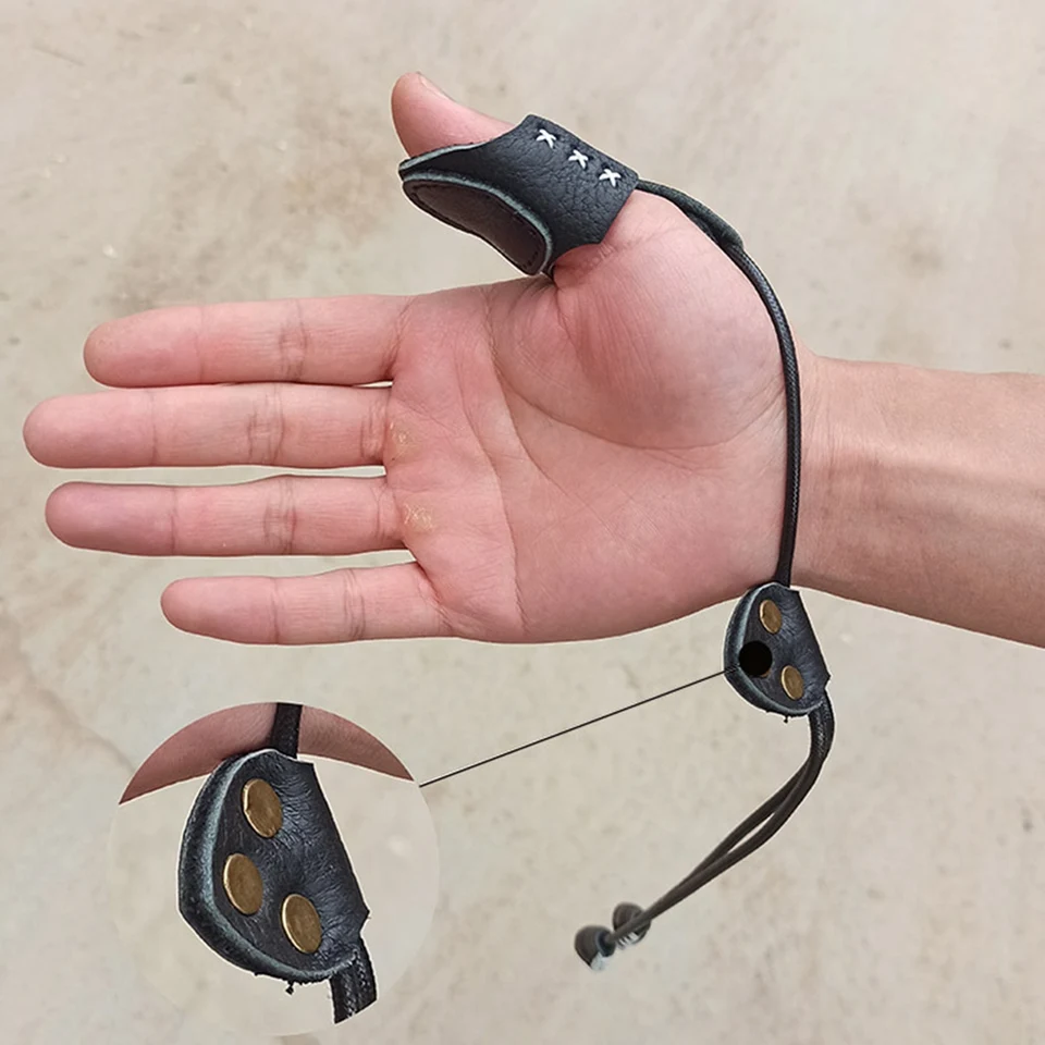 GARDE-DOIGTS BAGUE POUCE En Cuivre Pour Tir à L'arc Oriental Fait Main