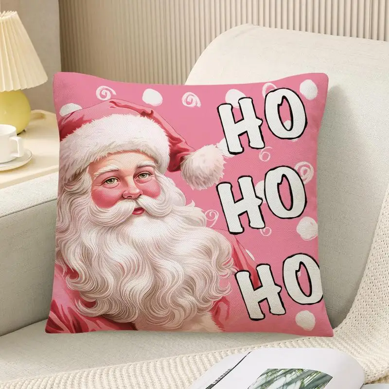 

Merry Christmas Pillowcase Decorative Throw Pillow Cover Sofa Cushion Cover Xmas Gift For Home Decoration New Year Navidad 2024