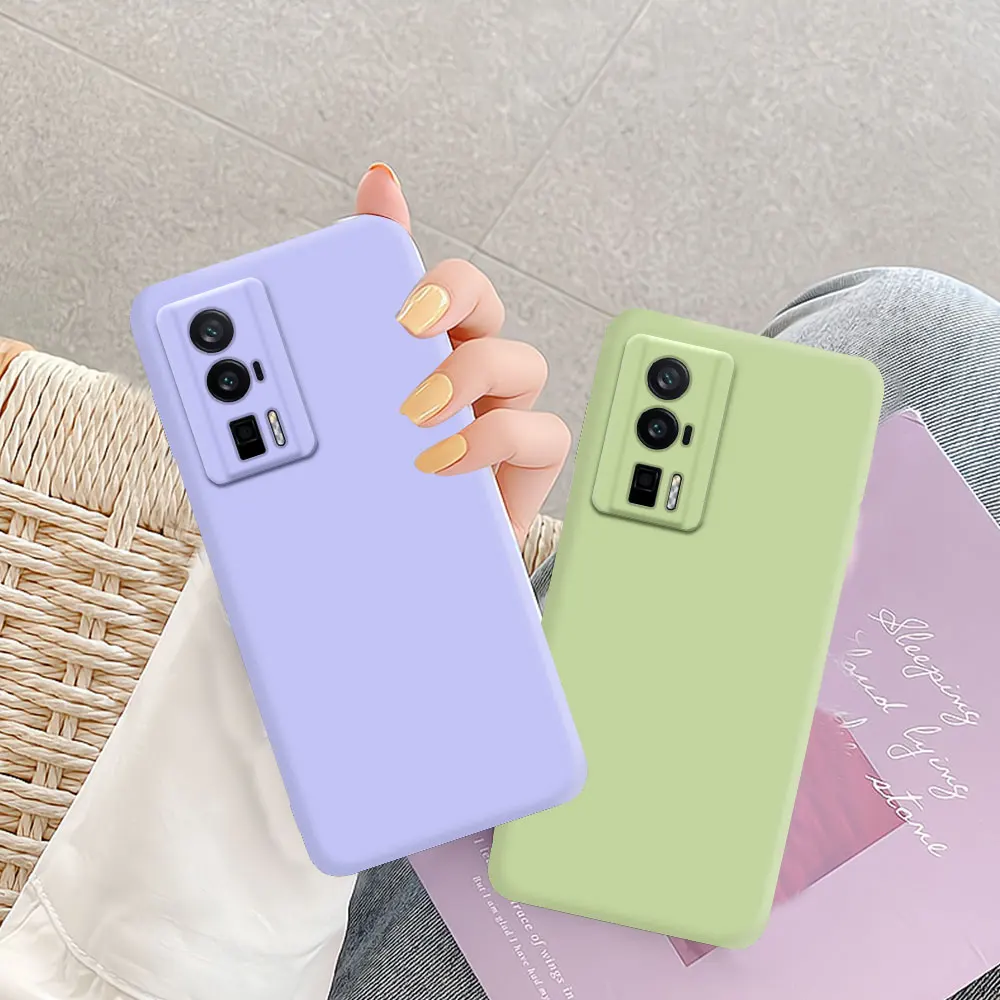 Funda Para Xiaomi Poco M6 Pro, carcasa de silicona suave, transparente,  esmerilada, Para Poco M6 Pro - AliExpress