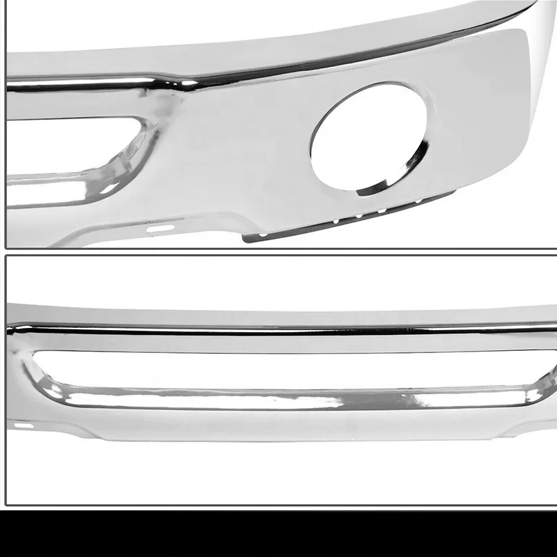 Front chrome bumper with fog lamp hole car bumpers for Ford F150 PICKUP 2006 2007 2008custom