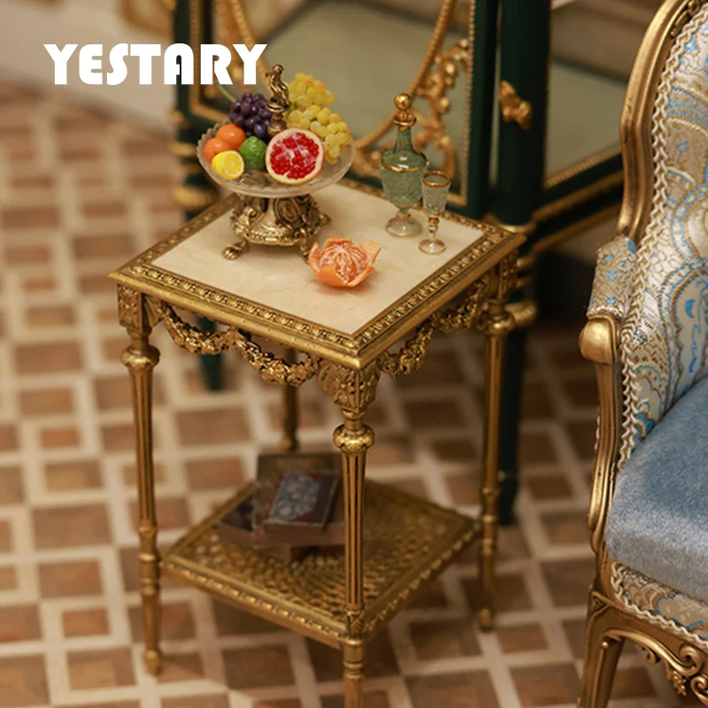 

YESTARY BJD Dolls Furniture Square Coffee Table DIY Material Packs For 1/6 Blythe Dollhouse Furniture Miniature Items Toys