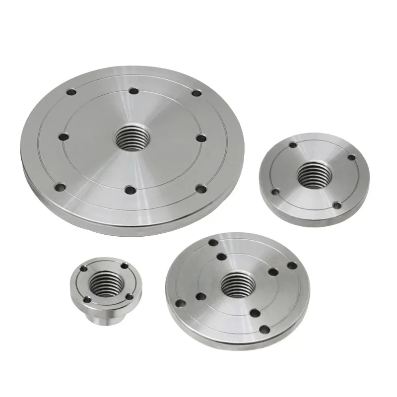 1Set Tornio Per Legno Piastra Frontale Per M33 M18 1 Pollice Filettato Tornio Per La Lavorazione Del Legno Mandrino 2 "3" 4 "6" Flangia Frontalino Bes