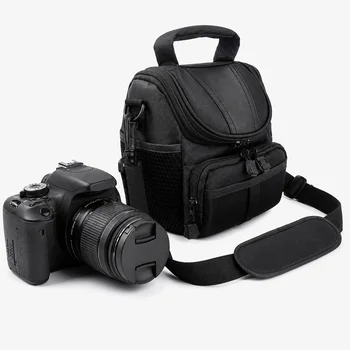 Borsa compatta per fotocamere DSLR e mirrorless – Borsa a tracolla leggera e impermeabile per fotografia da viaggio con protezione antiurto, Fi