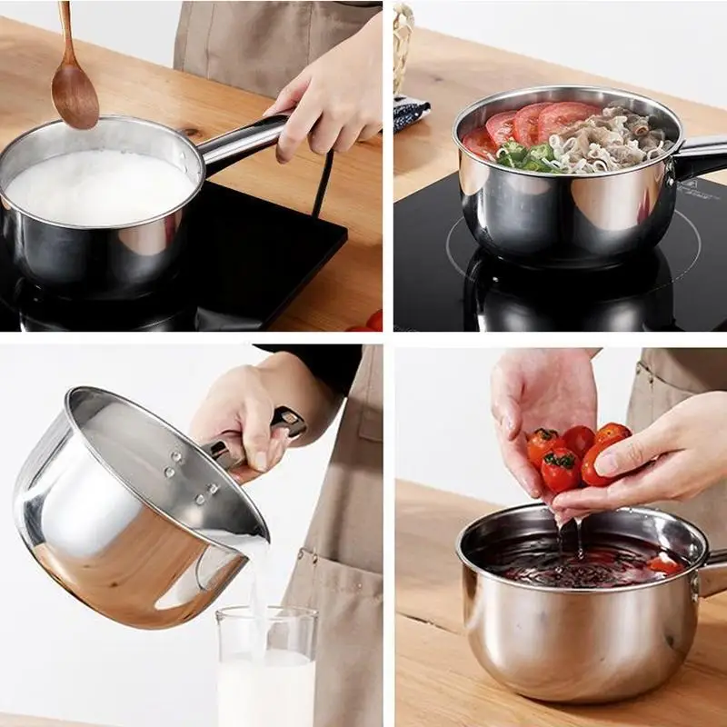 Water Dipper Ladle Kitchen Stainless Steel Ladle Cup Water Scoop Thicken Household Accessories Multifunctional For Kitchen