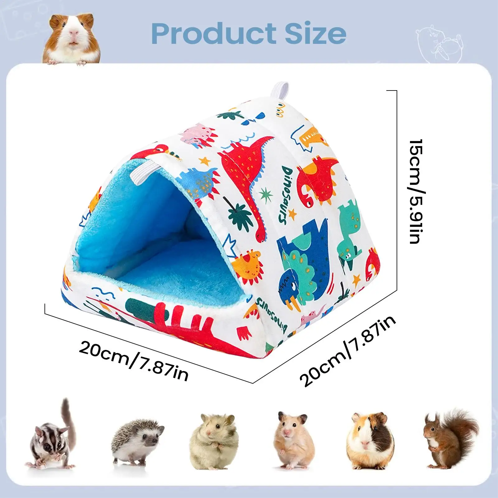 Hamster Bed Warm Small Animal Cage Habitat Decor Small Animal Beds For Sleeping Hiding Snuggle Climbing Dwarf Sugar Glider