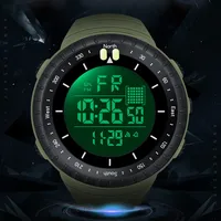 Watch Outdoor Sports Multifunctional Waterproof Large Screen Display Luminous LED Digital For Men Fashion Camouflage Watch 1