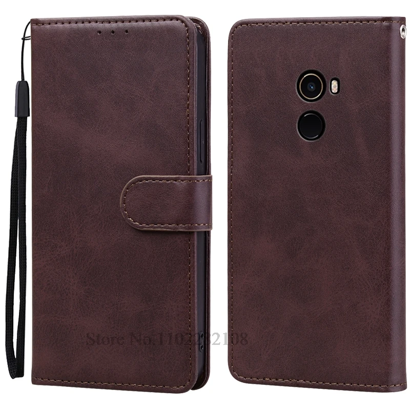 Leather Flip Wallet Phone Case with Book Cover Design