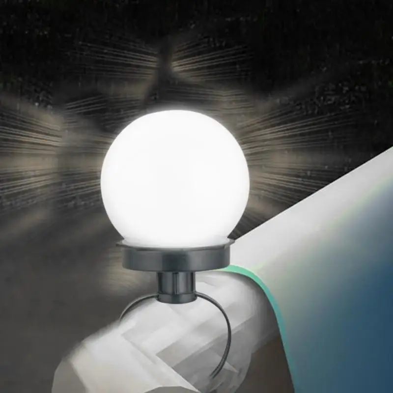 LED 수영장 조명 태양광 방수 LED 태양광 조명, 야외 울타리 장식, 오래 지속되는 LED 야외 조명, 계단 울타리 및