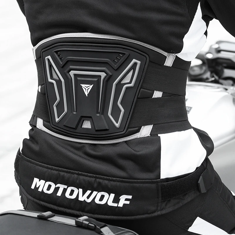Motorcycle Waist Protector Brace Anti-Fall Breathable Off-Road Waist Kidney Support Belt Motorcycle Protective Gear Equipment