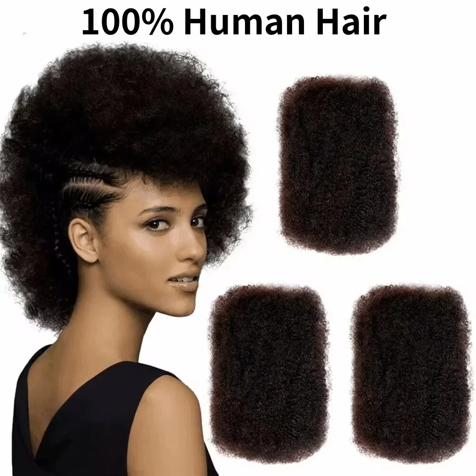100% Human Hair Afro kinky Curly Bulk For Braiding 30g/pc Human Hair Dreadlock Brazilian Remy Twist Braids Hair No Weft 5