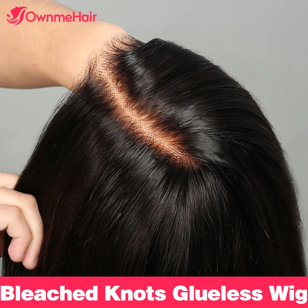 Lace Front Wig Human Hair Wigs Human Hair Wig Front Lace Wig Glueless 6x5 HD Lace Frontal Wig Pre Plucked Bleached Knots Pre Cut