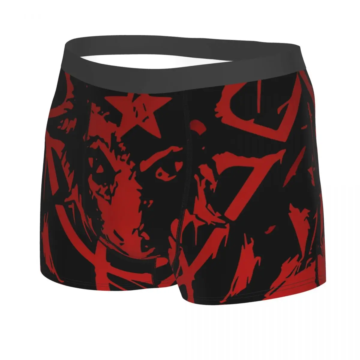 Satanic Phillip Goat Satan Symbo Lucifer Devil Men Boxer Briefs Baphomet Highly Breathable Underpants Print Shorts Gift Idea 2