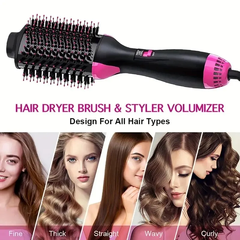 Hair Dryer Herramientas De Peinado 4 En 1 Volumizador Styler Plancha Pelo for All Hair Types