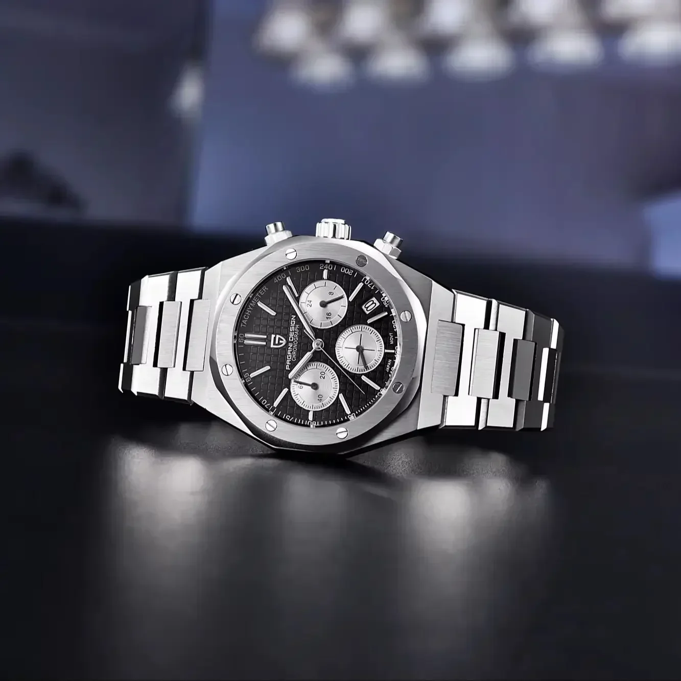 Pagani Design 2026 New Vk63 Men's Quartz Watch 40mm Sapphire Stainless Steel Waterproof 20bar Luminous C3 Sports Chronograph, Alina Gadgets