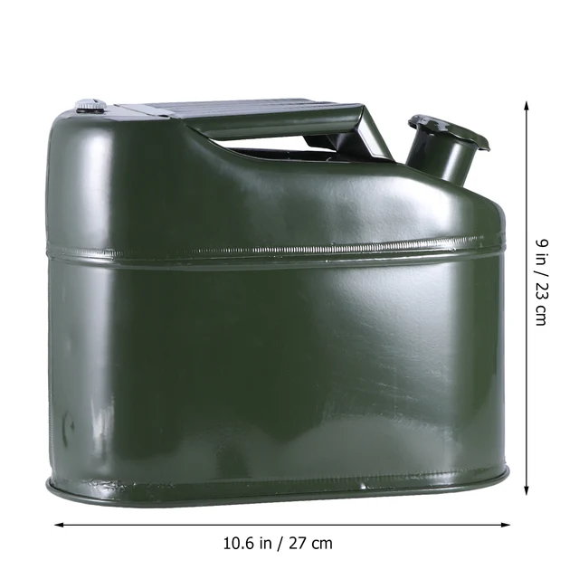 5L Capacity Thickened Gasoline Outdoor Stand Iron Bucket Storage