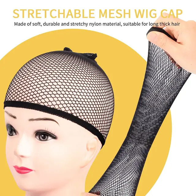 1pcs Good Quality Wig Net Black Hair Cover Wig Cap Breathable Wig Headcover  With Hair Net Storage Weaving Wig Cap Hairnets - AliExpress