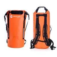 40L Large Waterproof Bag 500D PVC River Trekking Backpack Outdoor Camping Equipment Duffel Rafting Sports Drybag Hermetic Bag 2