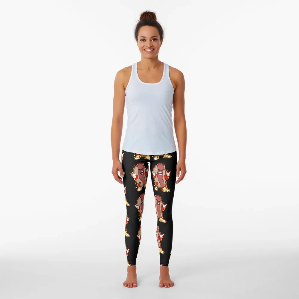 heavy metal hot dog Leggings gym clothing Fitness's gym clothes Women's sports pants Womens Leggings