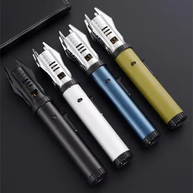 Planet Lightsaber Butane Gas Lighter 360&deg; Use Metal Outdoor Windproof Turbine Torch Jet Lighter Gun BBQ Welding Cigar Tool