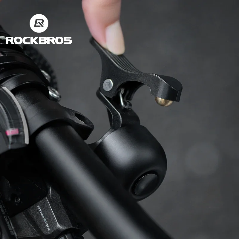 ROCKBROS Bike Bell Horn Handlebar MTB Road Cycling Call Alloy Ring Crisp Sound Warning Alarm For Safety Bicycle Accessories bicycle bell
