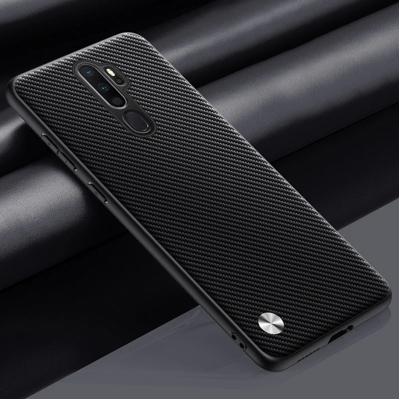 Luxurious PU Leather Matte Silicone Shockproof Phone Case with Full Protection