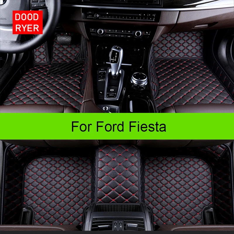 Doodryer Car Floor Mats For Ford Fiesta 20012021 Years Foot Coche