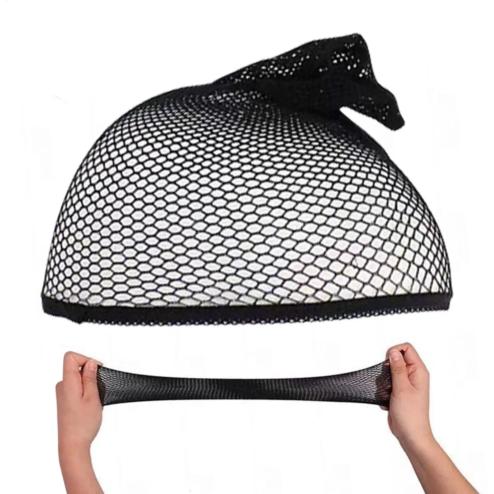 Wig Net Weaving Hair Caps Mesh Net Liner Weaving Caps Elastic Portable Closed End Hair Mesh Net Wig Caps for Girls Adults Women