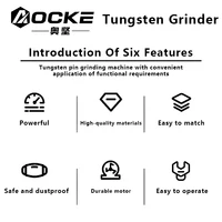 AOCKE Electric Handheld Tungsten Electrode Grinder 220V Dustproof Portable Tungsten Sharpener for Electrode Welding 15° 30° 45° 2