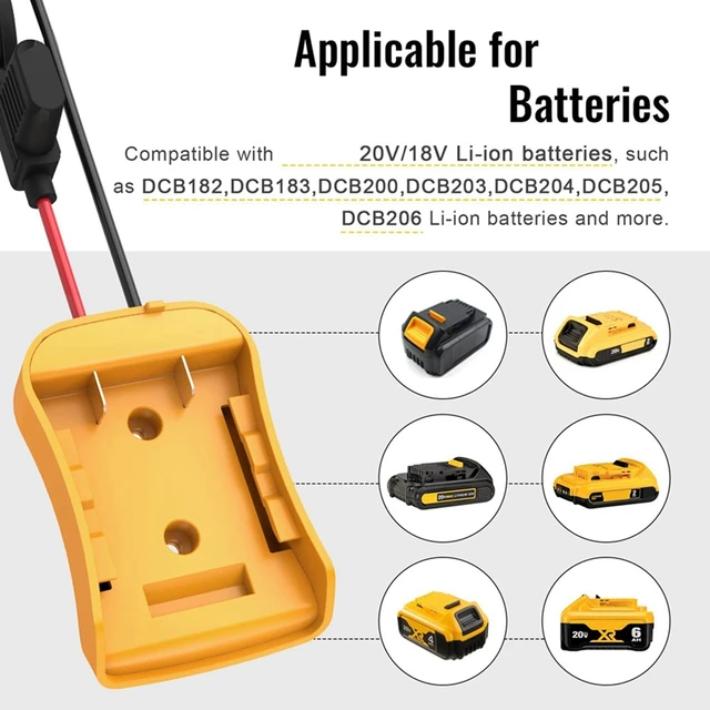 Wire Power Wheels Dewalt Battery Adapter Pack Power Wheels Adapter