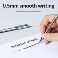 Japan Pilot Mini Mechanical Pencil 0.5 Silver Stainless Steel Metal Rod Portable Drawing Pencils Premium Office School Supplies 5