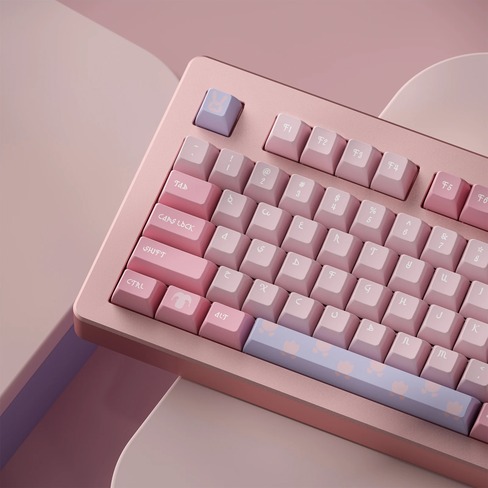 143 Keys/set Lovely Style Of Garden Party Keycaps PBT Dye Subbed Key