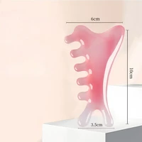 Nasal Presser Eye & Facial Meridian Massage Board Massage Comb Head Massage Comb Girl Pink 4-in-1 Comb - Image 3