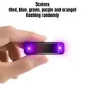 Solar - Powered Mini LED Car Security Warning Light & Flashing Dummy Alarm (5  Colors)