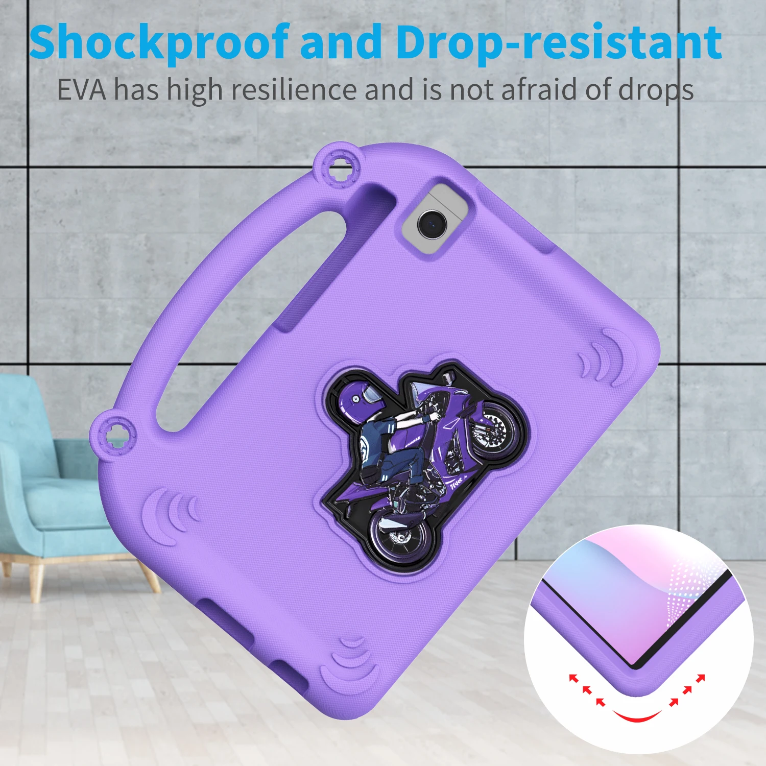 Enhanced Tablet Protective Case - 8.7-inch Universal Fit